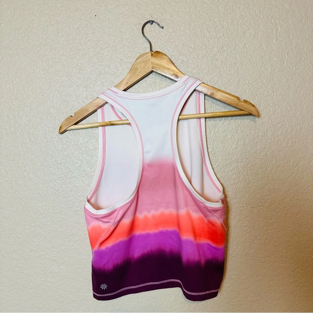 Athleta Shanti Printed Crop Tank in Sea Spray Medium - Picture 4 of 7